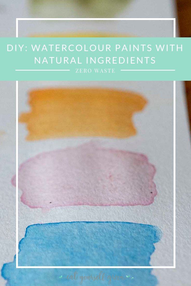 DIY: Watercolour Paints with Natural Ingredients | Eat Yourself Green