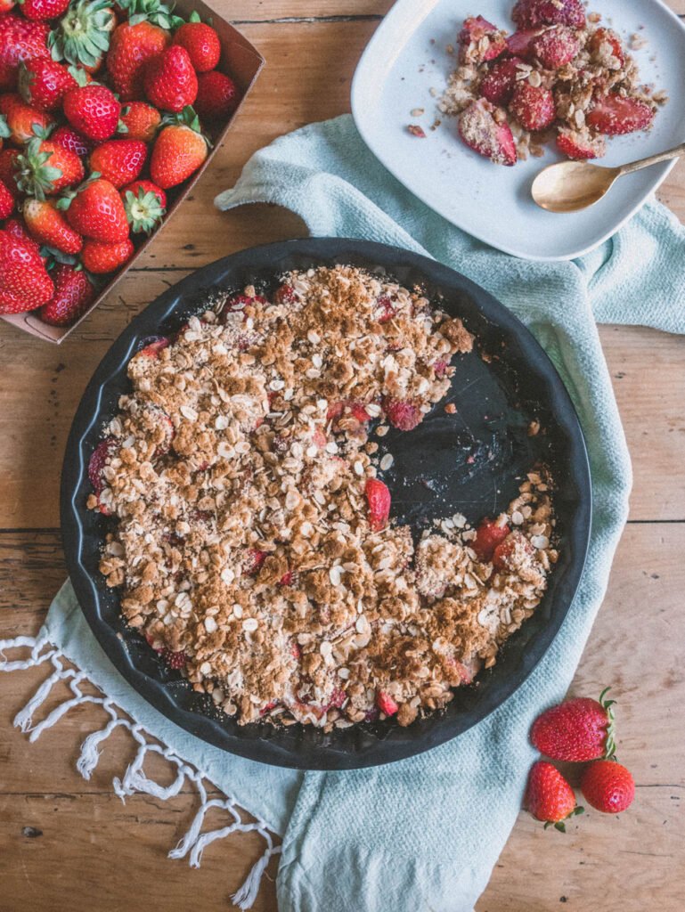 Strawberry Crumble | Eat Yourself Green